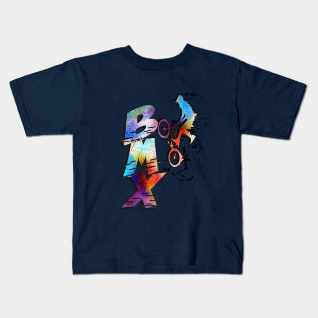 BMX RETRO Kids T-Shirt by vintagejoa